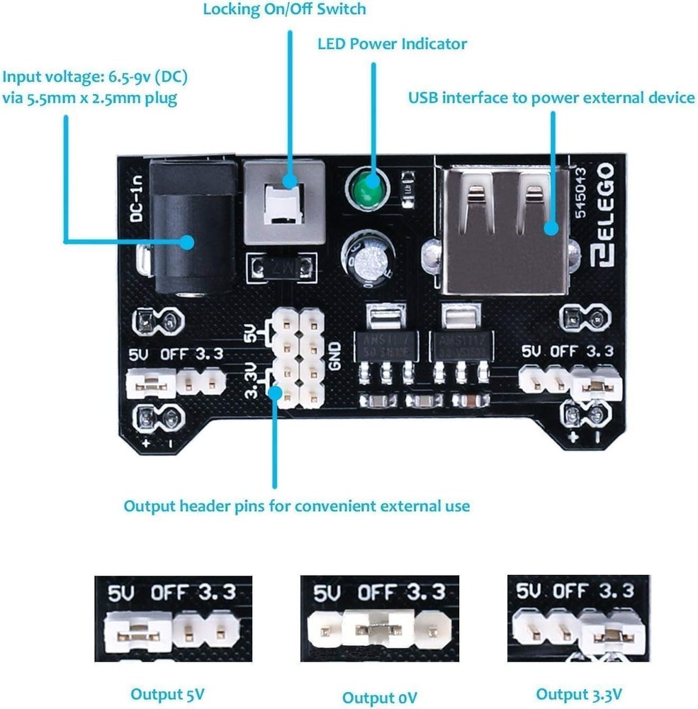 Arduino Kit ELEGOO, Fun Bundle 235pcs