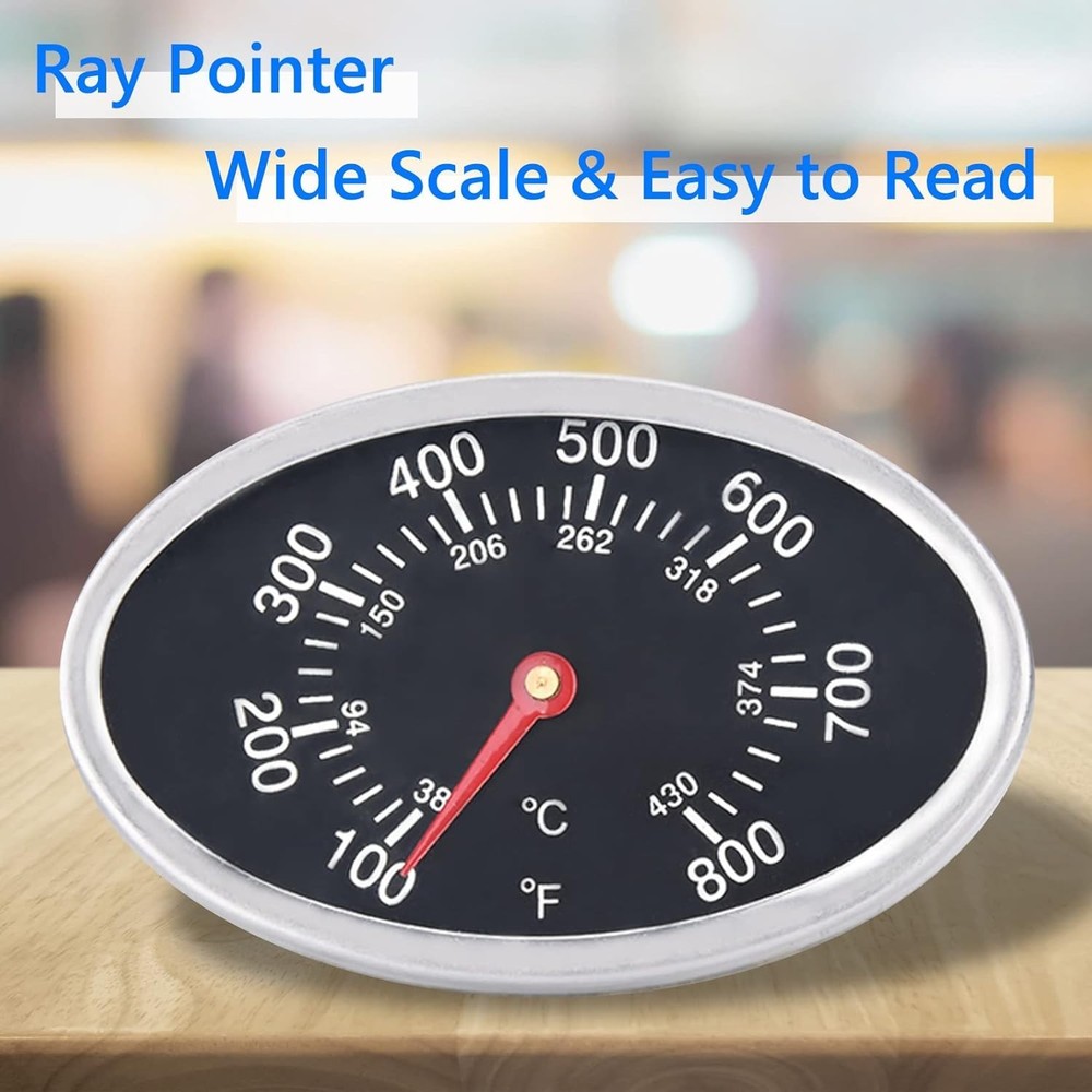 Analog Lid Thermometer Replacement for Popular Grill Models – Durable & Accurate