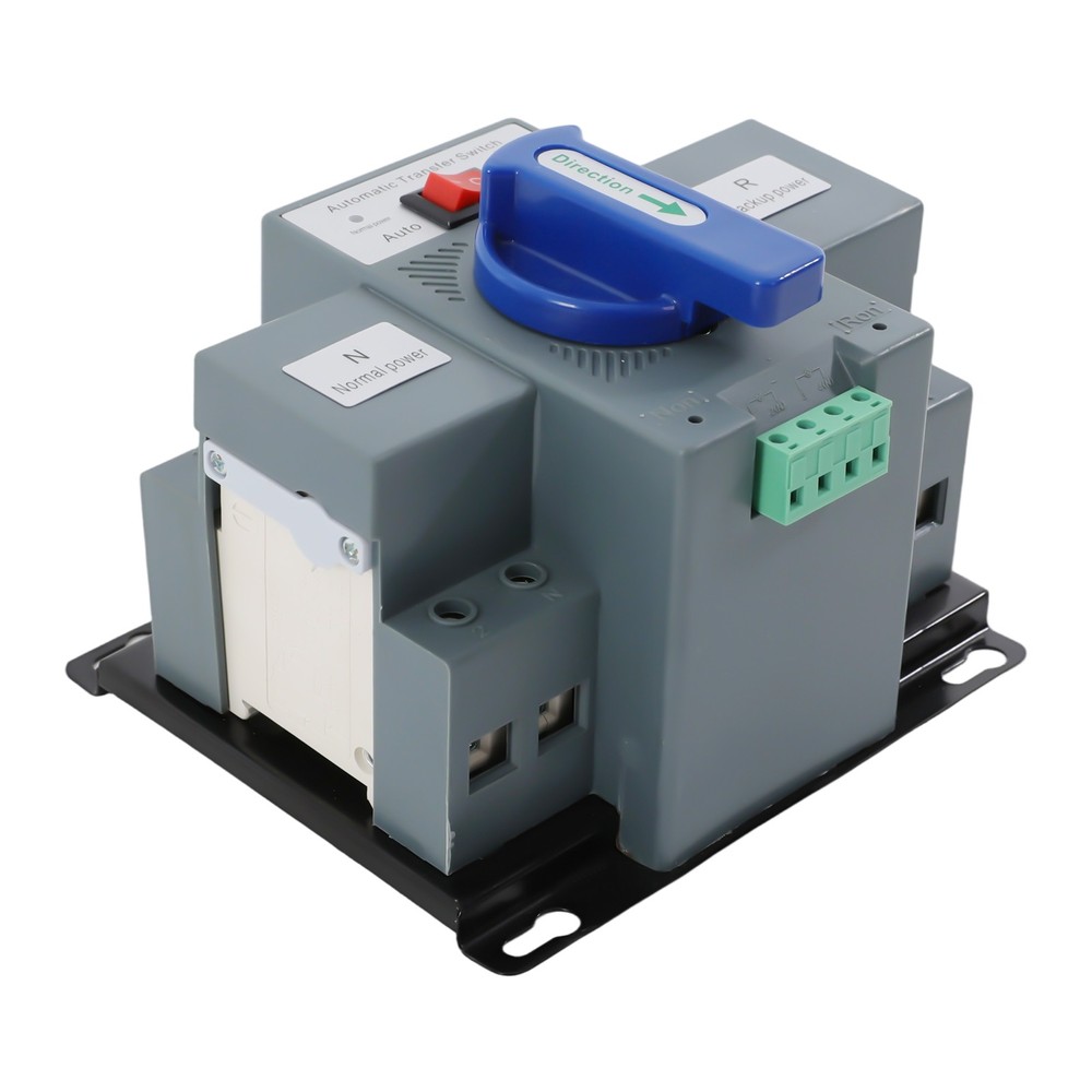 2P 63A ATS Dual Power Automatic Transfer Switch fits Generator Changeover Switch