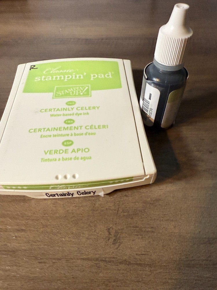 Stampin Up Classic Ink Refill & Pad ~ Certainly Celery