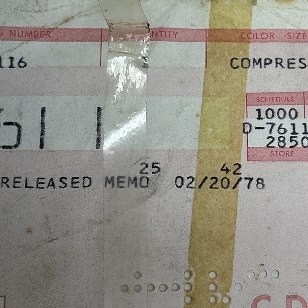 Vintage Compression Tester, Purchased 1978 From Sears