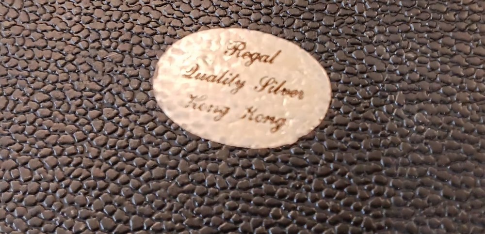 VTG Regal Quality Silver Plated Shell Pattern Set 6 Coasters Stand Inclu.