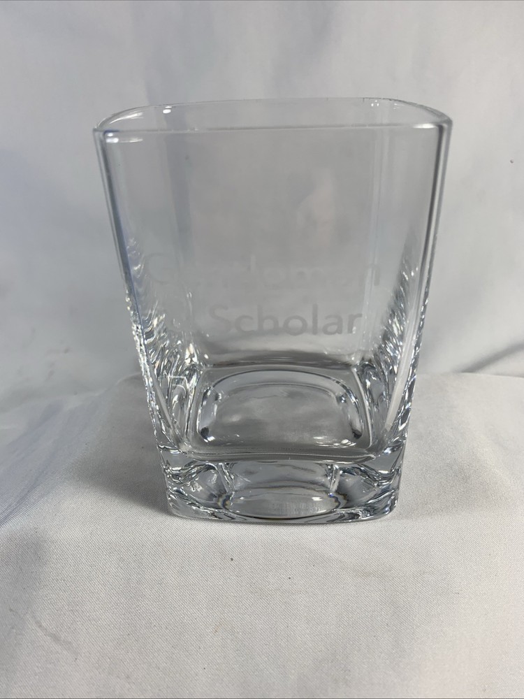 Gentlemans & Scholar Low Ball Glass 4" Tall