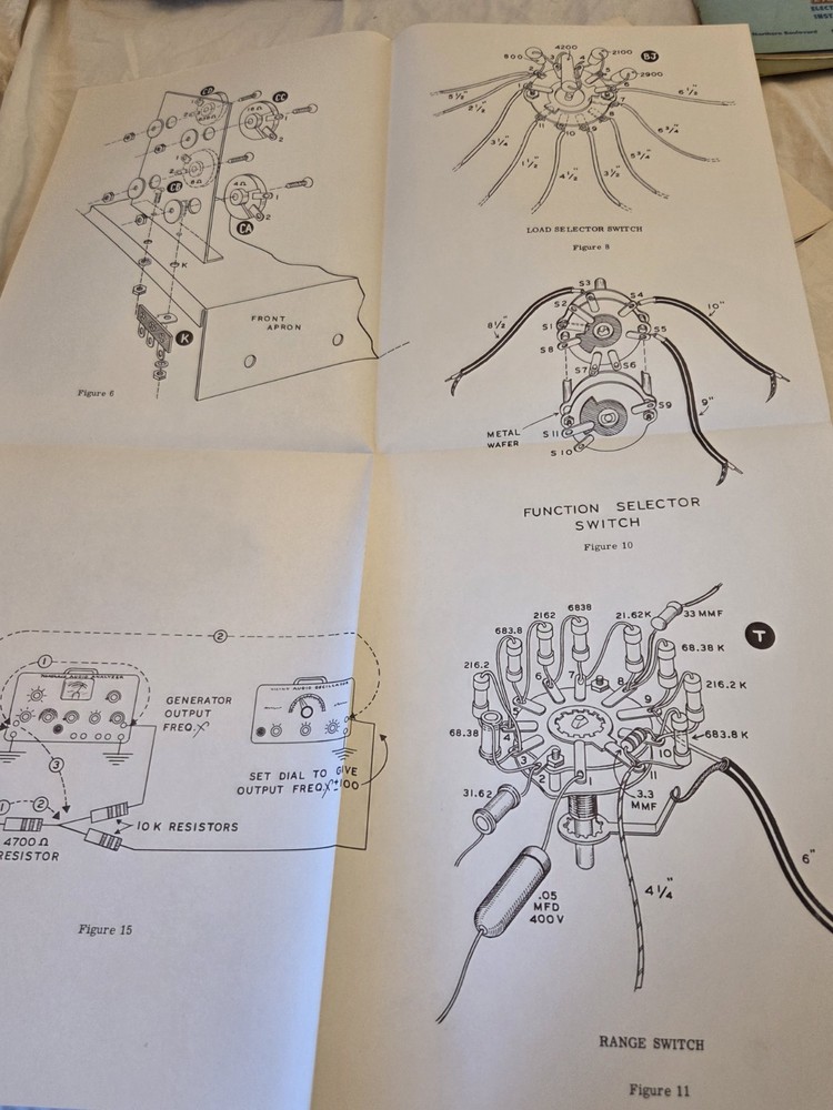 Heathkit Audio Analyzer Model AA-1 Assembly Manual: 44 Pages Book Diagrams