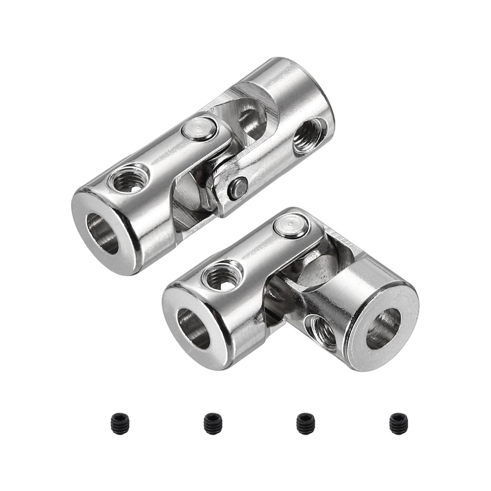 2pcs Rotatable Joint, 3mm to 3mm Inner Dia Universal Joint