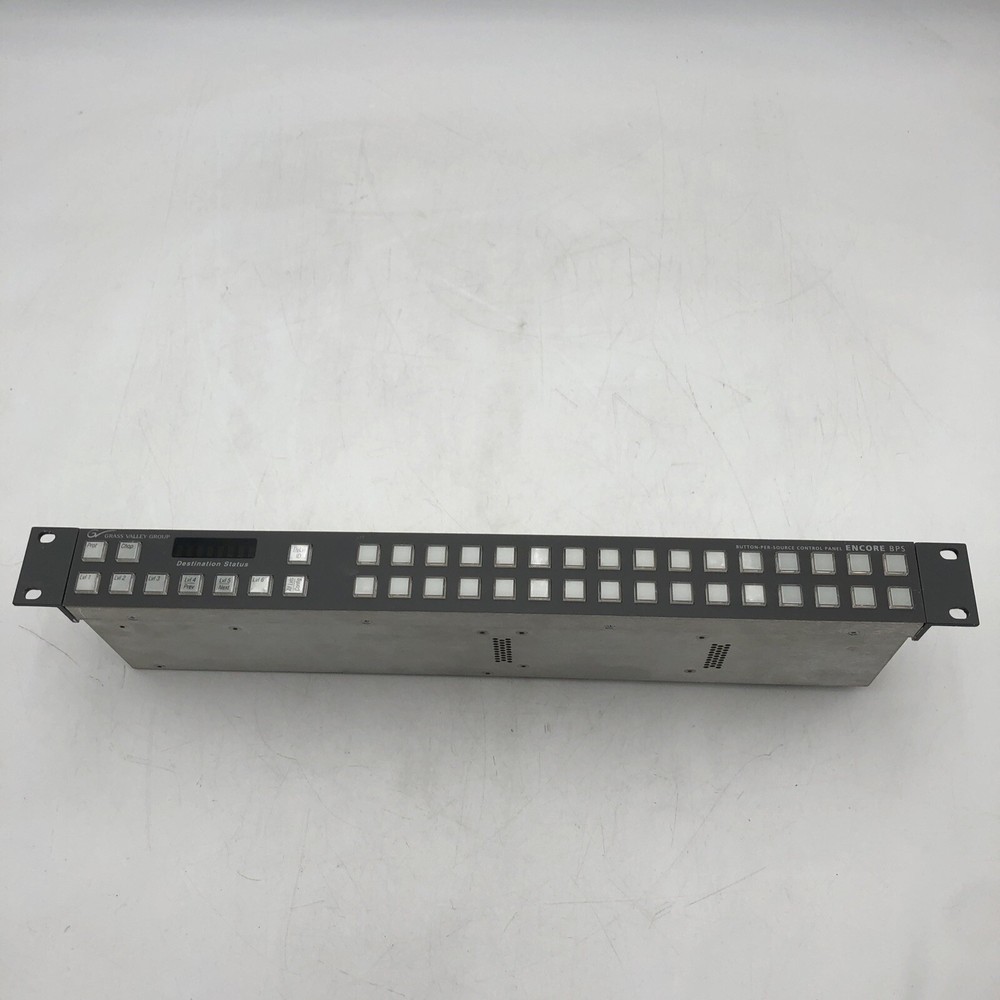 USED Grass Valley - Encore BPS Control Panel POWERS ON AS IS PARTS READ G