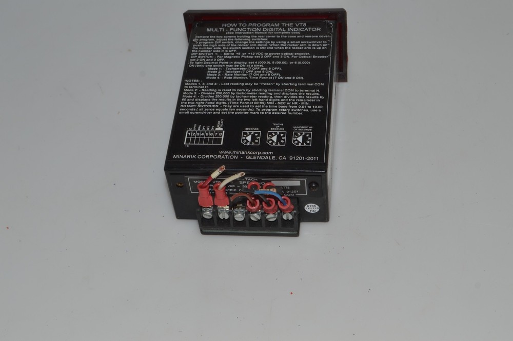 *TC* MINARIK VT8 MULTI-FUNCTION DIGITAL INDICATOR (ADJ49)
