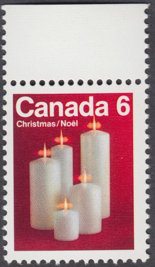 Canada - #606 Christmas - Candles - MNH