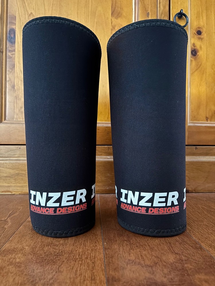Inzer Ergo Pro Medium Black Stiff Knee Sleeves ( Medium)