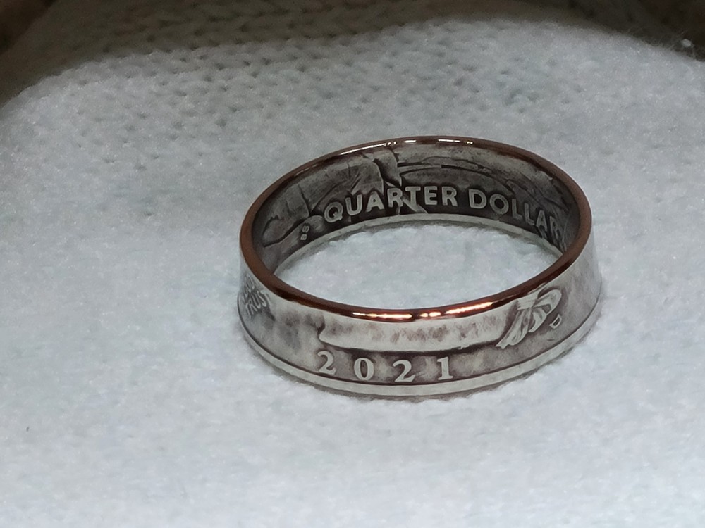 2021 - Size 10 Dated Quarter Coin Ring