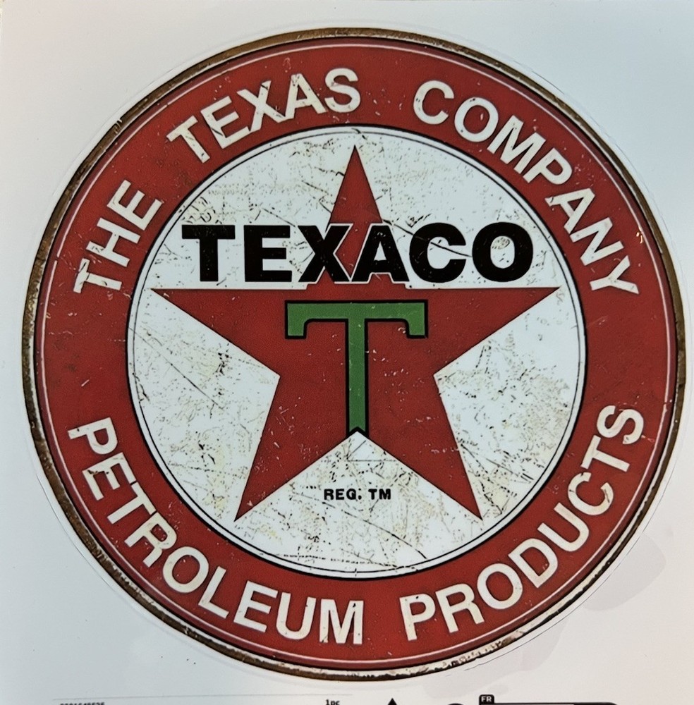 Texaco Decal
