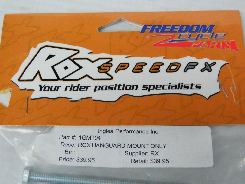 NOS ROX SPEED HANDLEBAR HANDGAURD MOUNT ONLY 1GMT04