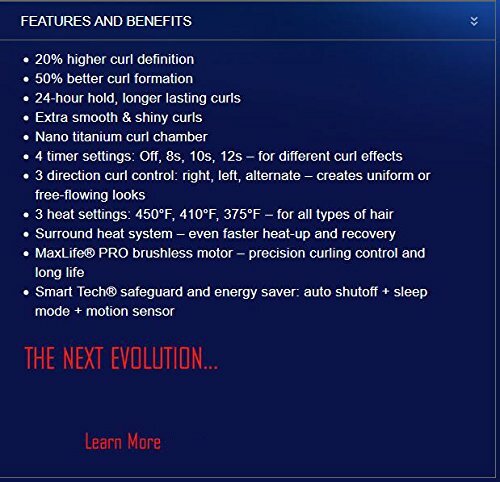 BaByliss PRO BABNTMC2 MiraCurl Steam Tech Nano Titanium