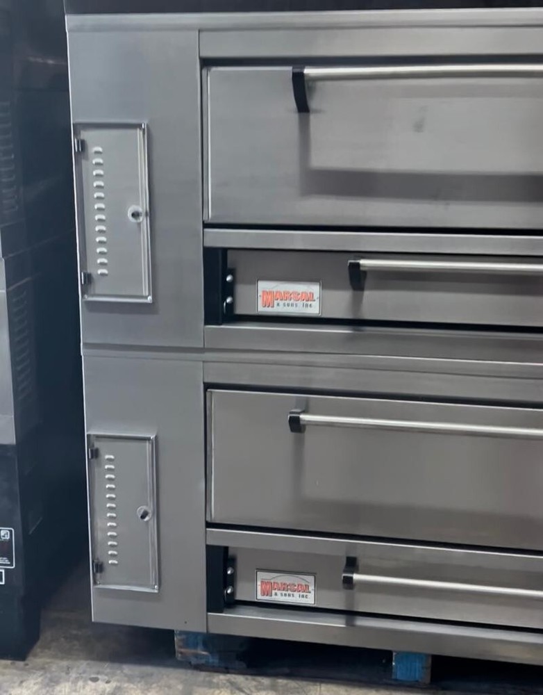 Used MARSAL SD 1048 Double deck gas pizza oven
