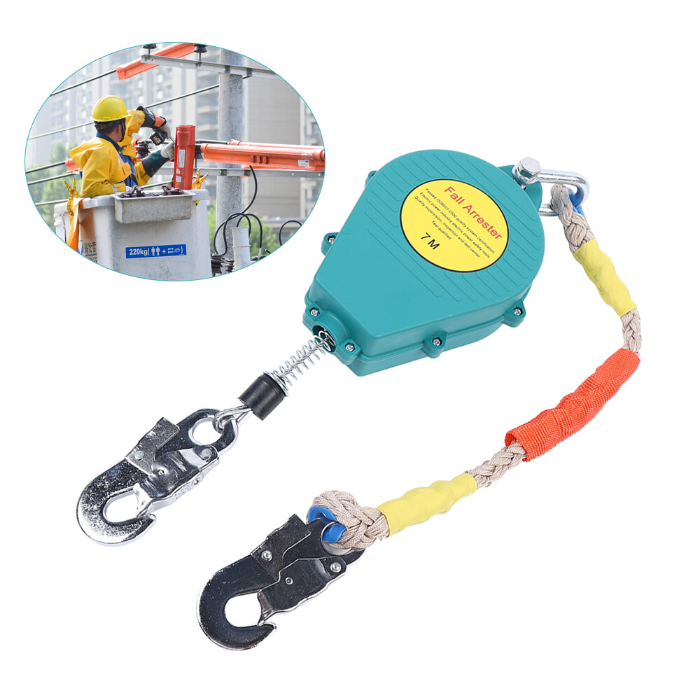 23 ft Fall Arrester Fall Protection Fall Arrestor Tool Self Retracting Lifeline