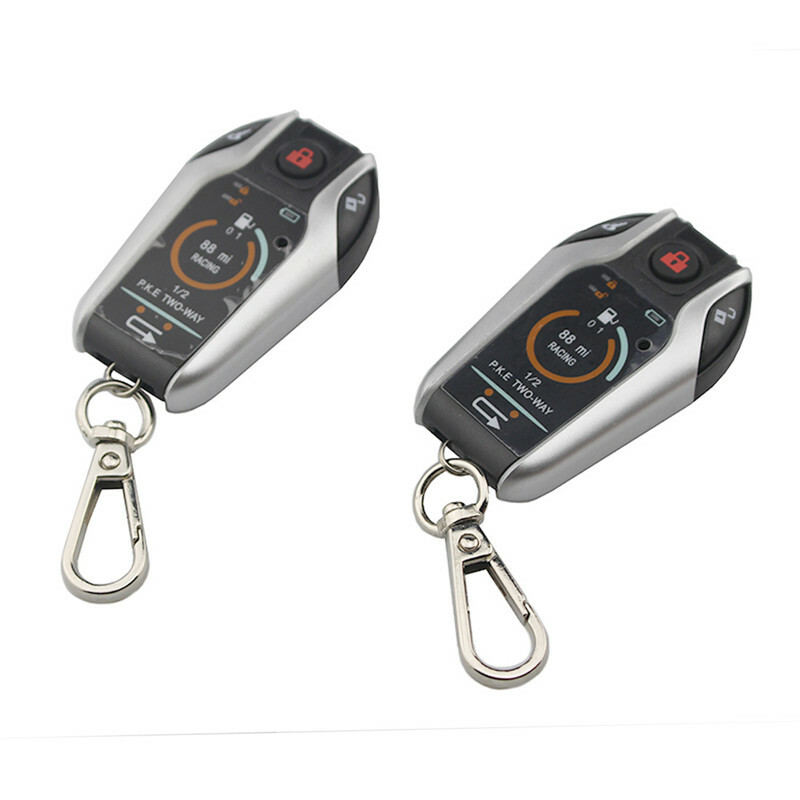 Two Way Motorcycle Alarm Anti Theft Remote Engine Start Alarms Security System