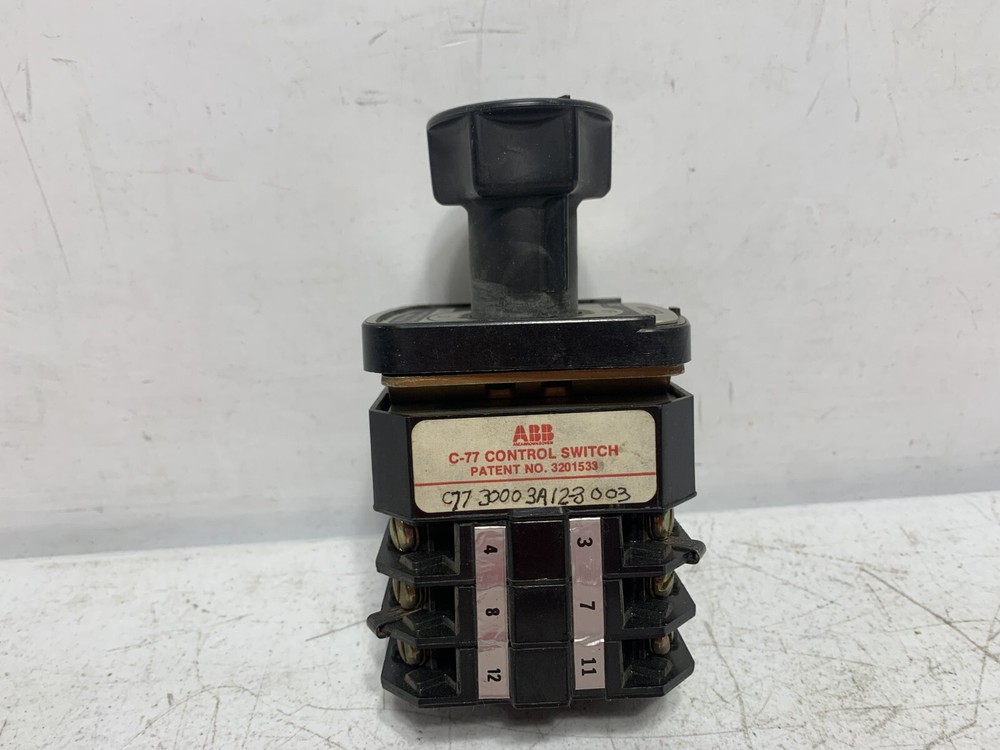 ABB C7730003A12-3003 Rotary Cam Control Switch