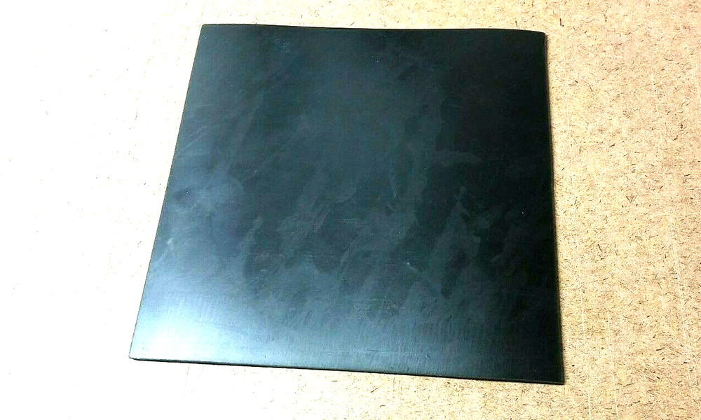 Neoprene Rubber Solid Flex Sheet 1/16" Thick x 9" x 12" Rect Pad  60 Duro Black