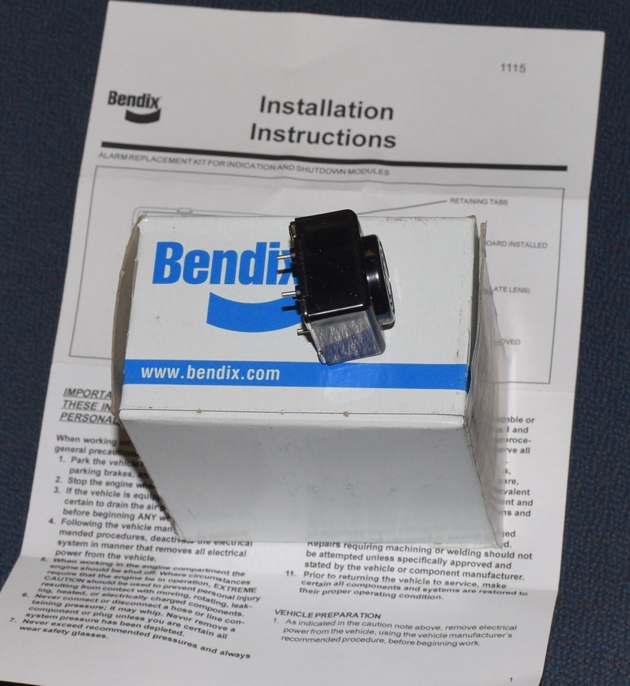 BENDIX 550502 IS-2 INDICATOR MODULE BUZZER WARNING ALARM SPARE REPLACEMENT KIT