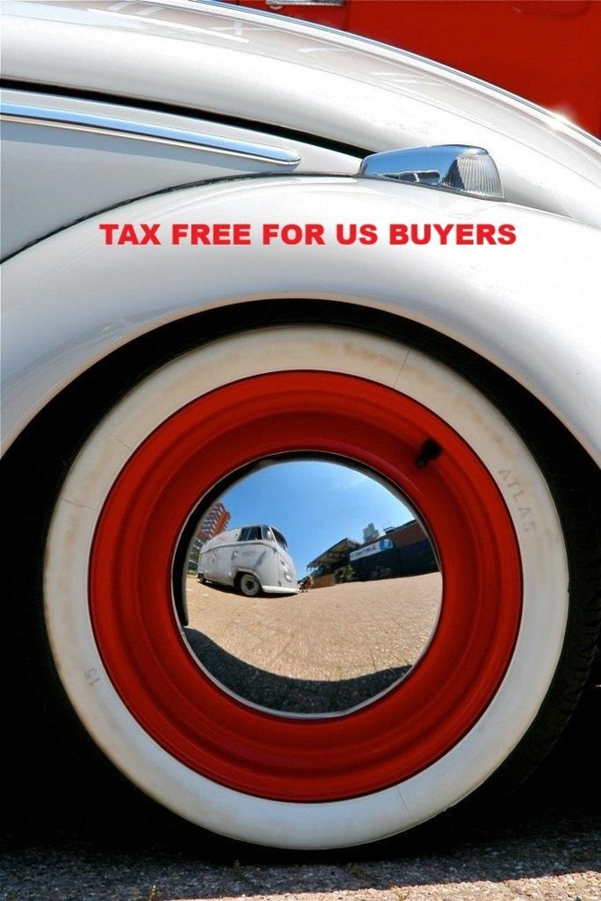 20’’ inch White Wall Fakewall Tire insert Trim Set 4pcs HOT ROD #4