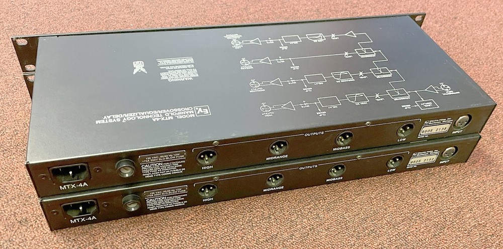 EV MTX-4A 4-Way Crossover for MT4 System (PAIR)