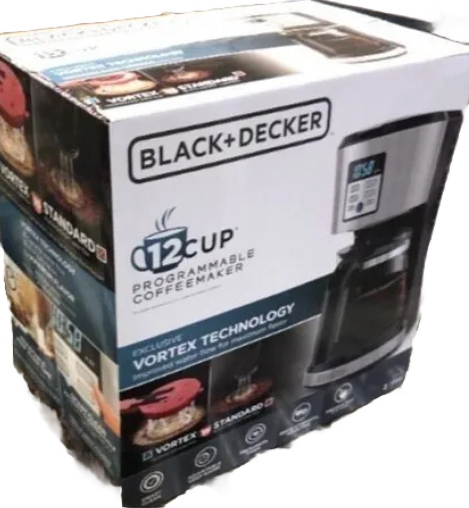 BLACK+DECKER CM1331S-1, 12-Cup, Silver Coffee Pot