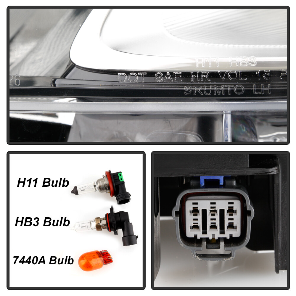 2014-2017 Mazda 6 Halogen Model Projector Headlight Headlmap LH Left Driver Side