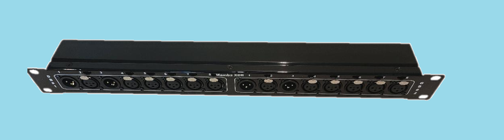 Mamba 16 XLR SONY / Panasonic CCU DB25 Breakout Patch Panel 1RU