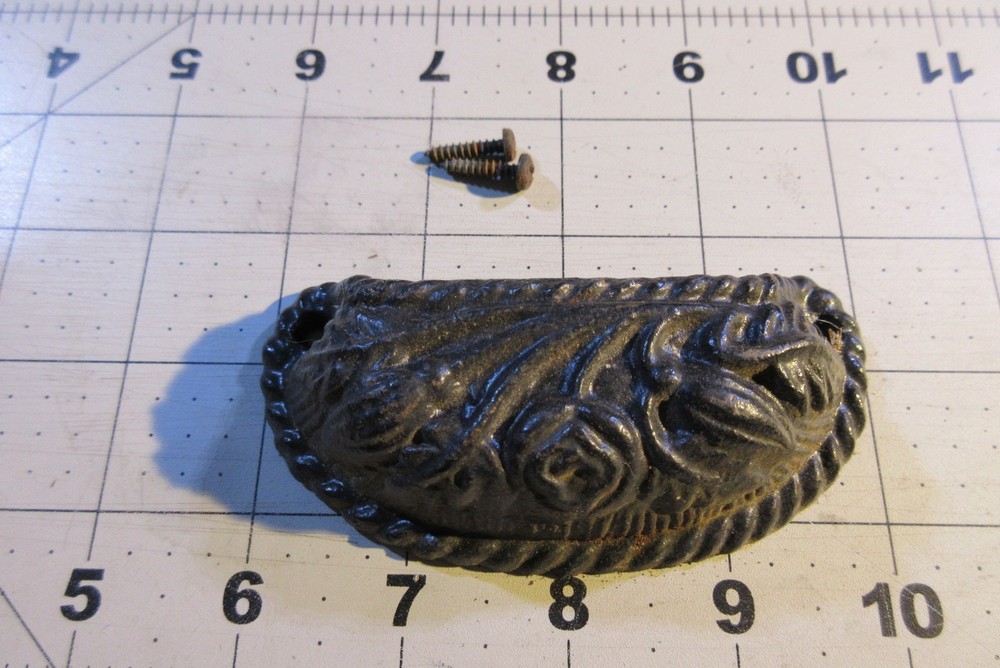Drawer handle / pull for Hoosier cabinet prior owned, cast iron