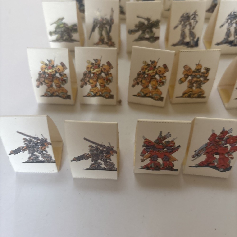 Vintage Battletech Combat Cardboard Character Standees