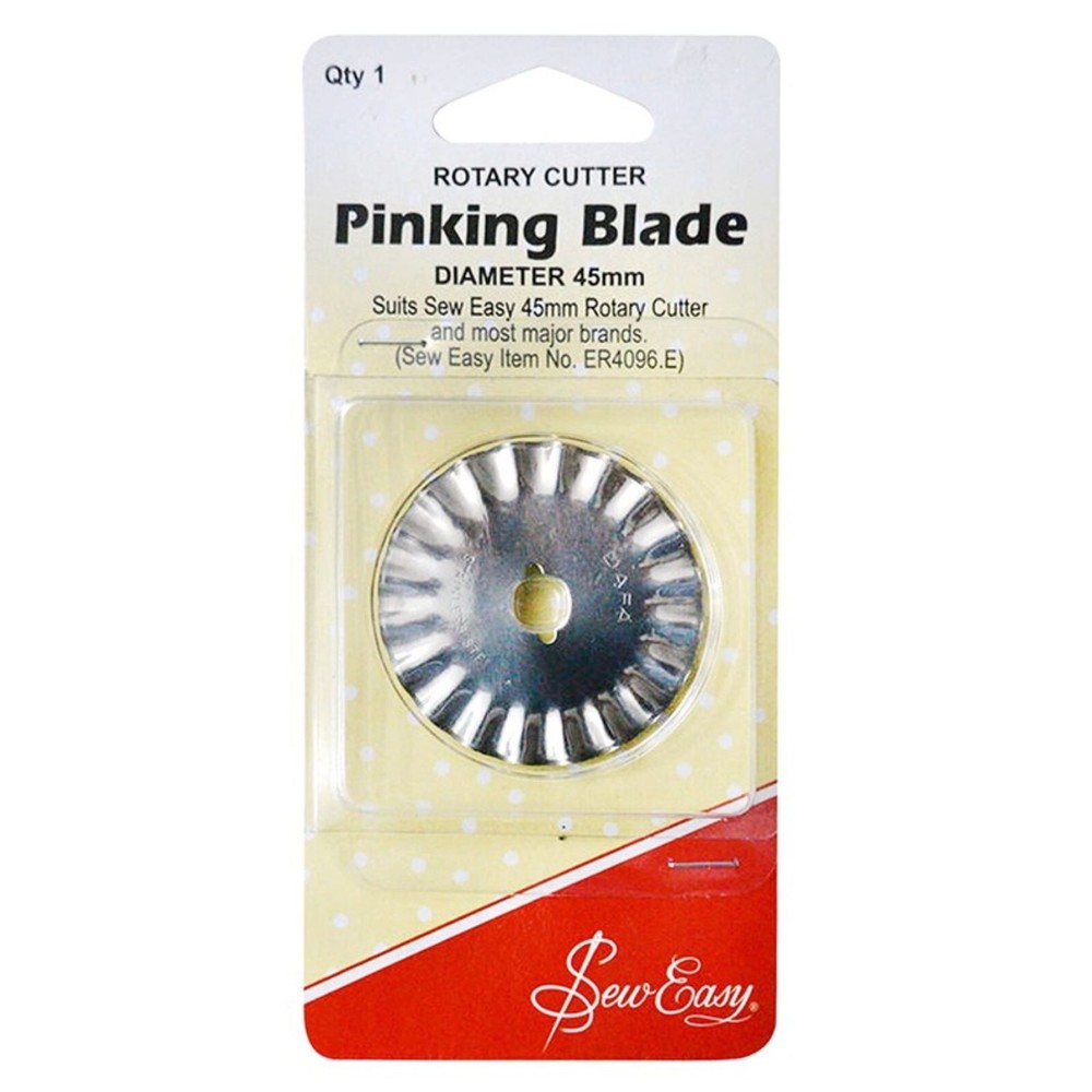 Pinking blade 45mm for rotary cutter quilt, sewing patchwork - Sew Easy