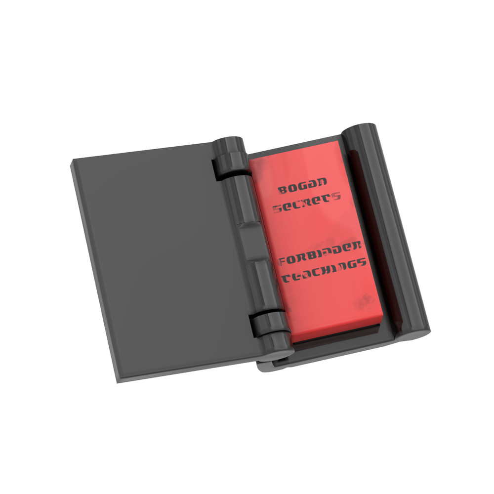 "Bogan Secrets" Book - Dark Side - Minifig Scale Accessory - Custom Printed