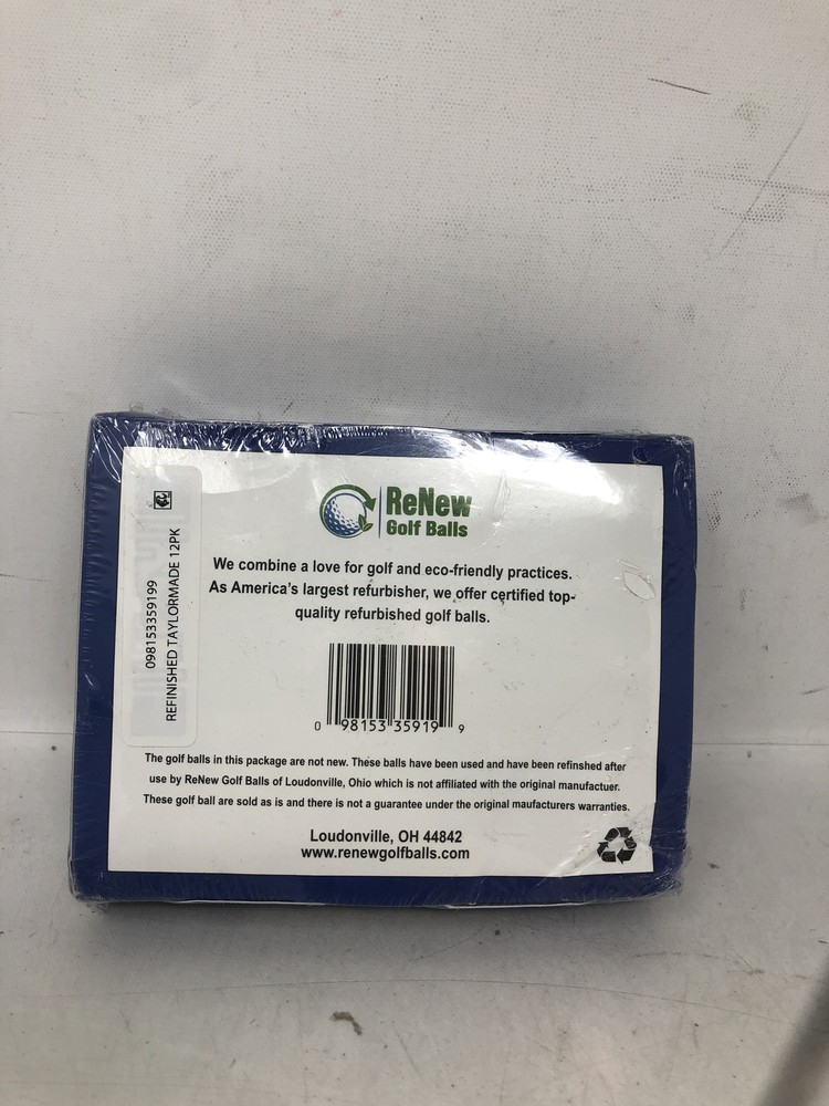 Renew Golf Balls 12Pk TaylorMade