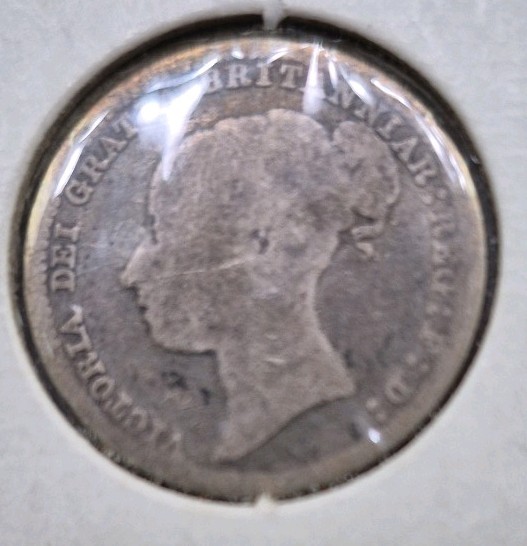 GREAT BRITAIN- 1880- SILVER 6 PENCE