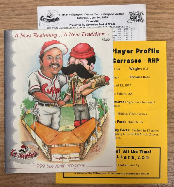 9 Williamsport PA Baseball Programs Bills Cubs Crosscutters 1987-2005