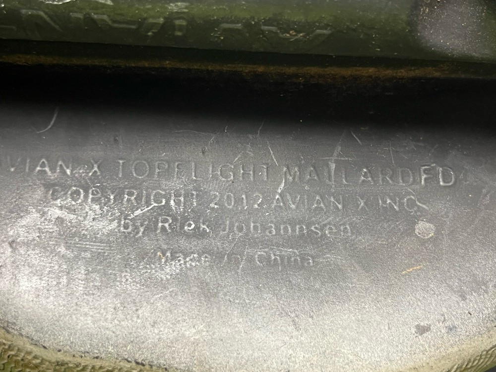 Avian-X Topflight Mallard Drake Decoy Feeder Pose Needs Rigging