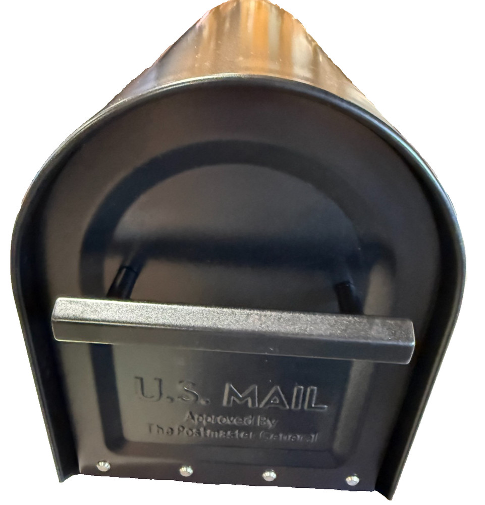 MAILBOX 5560B-R-10 Architectural Mailboxes Sequoia Post Mount Mailbox, Large, BL