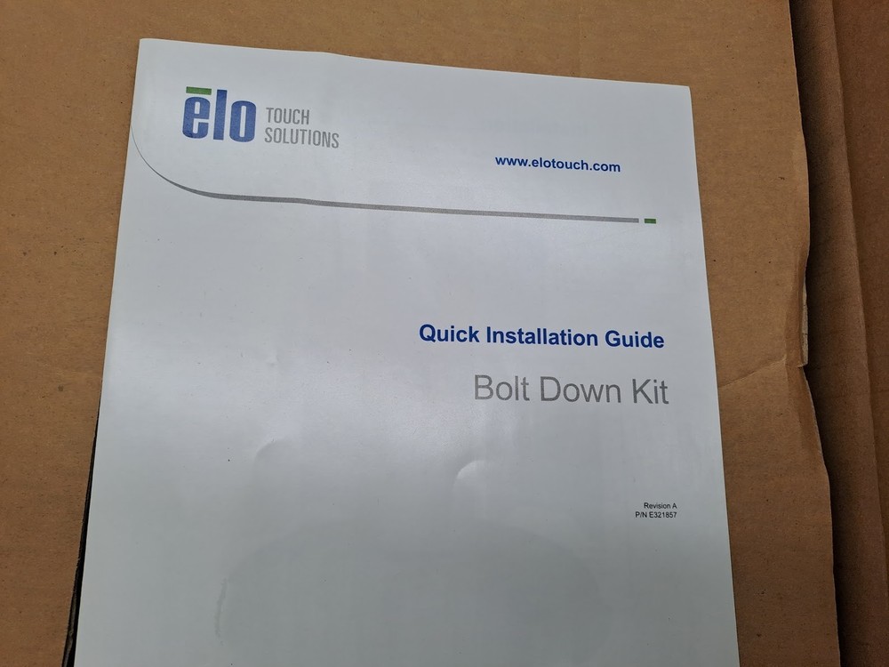 ELO TOUCH SOLUTIONS BOLT DOWN KIT P/N E321857