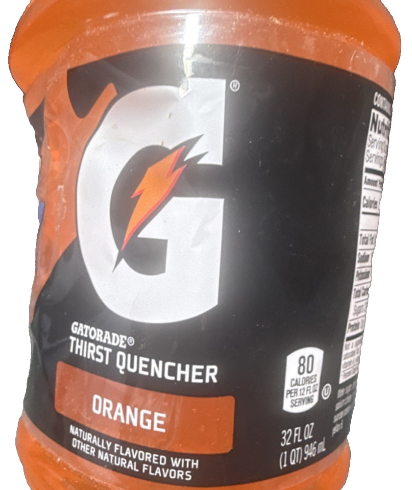 Peyton Manning Gatorade Orange Bottle