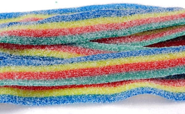 Candy Retailer Sour Candy Belts (5 Lb, Rainbow)
