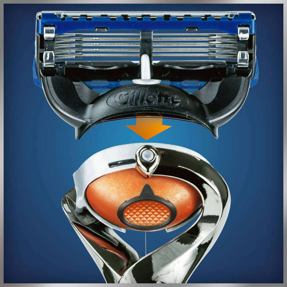 Fusion ProGlide Flexball Custom Made Resin Handle Gillette Shaving Razor