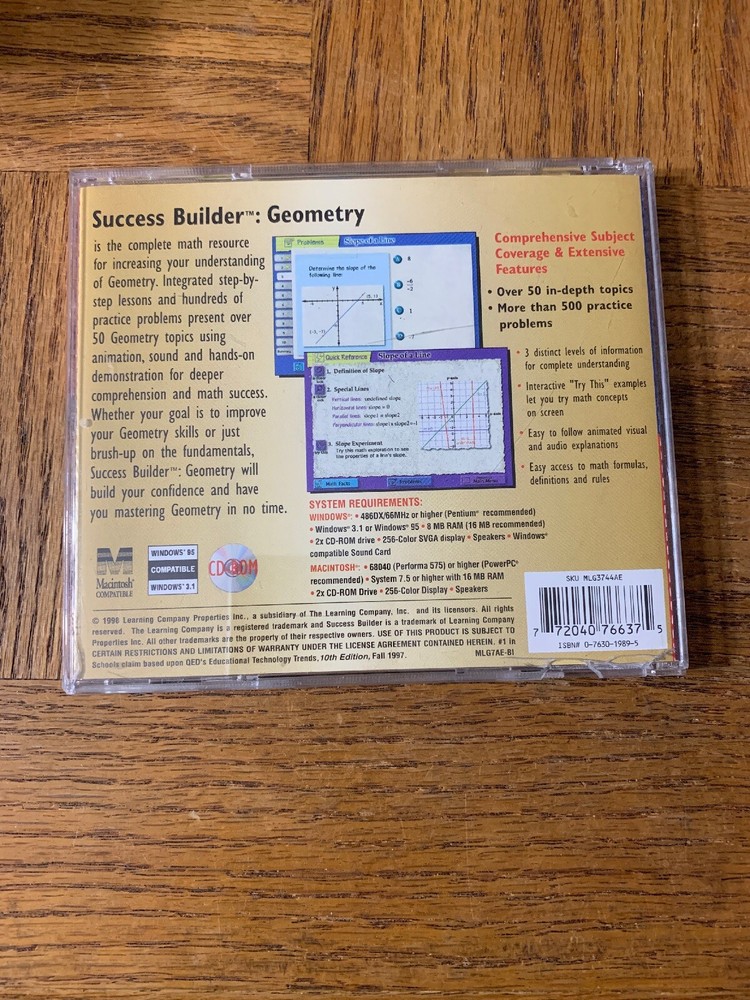 Success Builder Geometry PC Cd