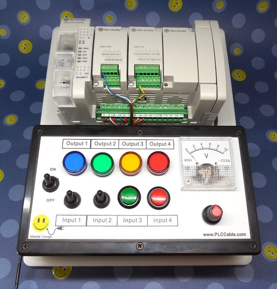ALLEN BRADLEY MICRO850 PROGRAMMABLE CCW PLC TRAINER MICRO800 ETHERNET TRAINING
