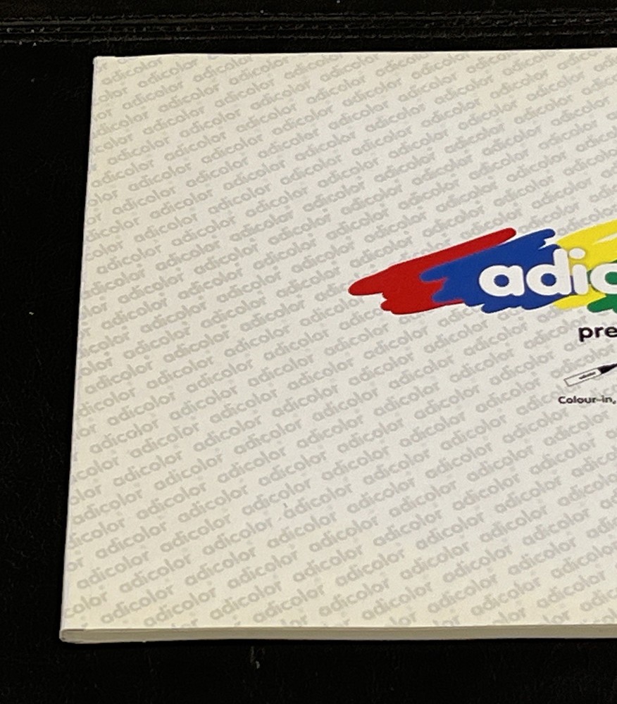 Adidas Adicolor Prep Book 2006 Coloring Design Book