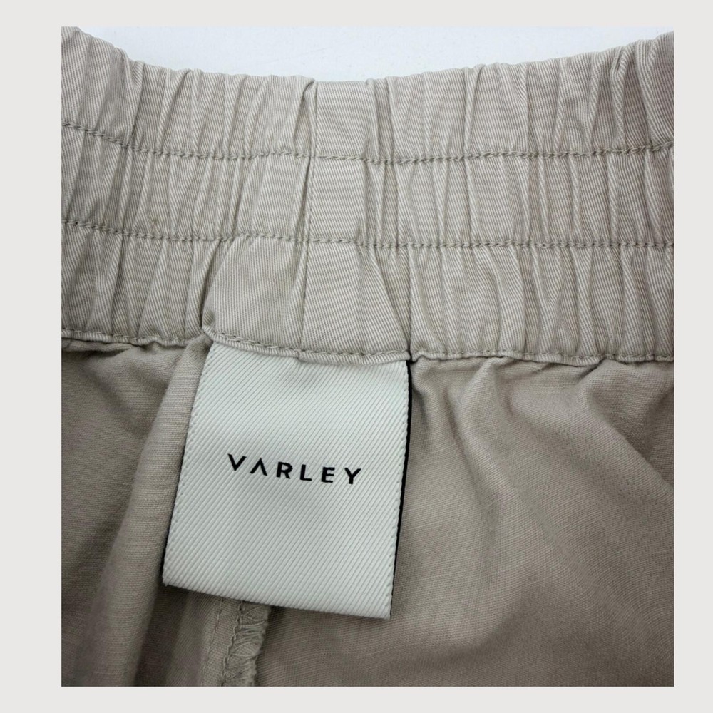 Varley Twill Ankle Zip Joggers Khaki Small
