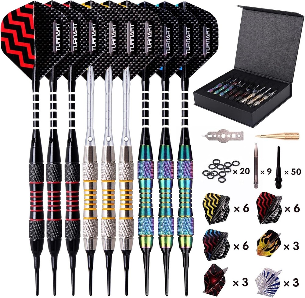 Darts Plastic Tip - Professional Soft Tip Darts Set for Electronic Dartboard ...