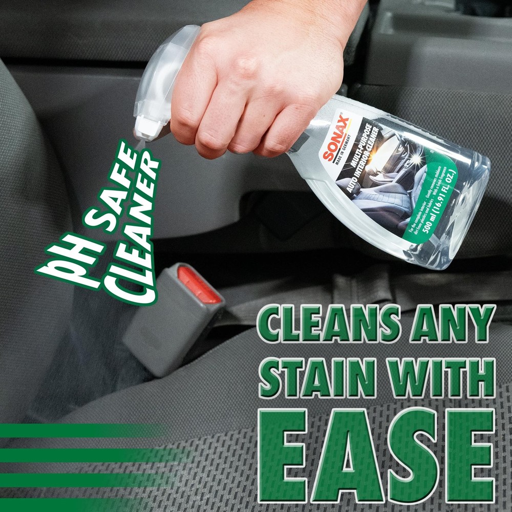 SONAX Premium Auto Interior Kit | 5-Piece Complete Interior Cleaning Set | Da...