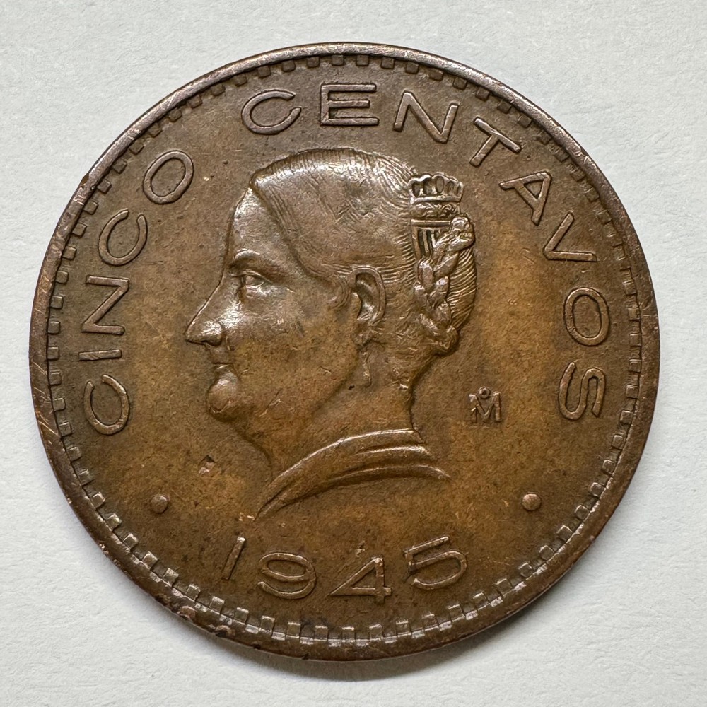 1945 Mexico 5 Centavos - Coin #C-095