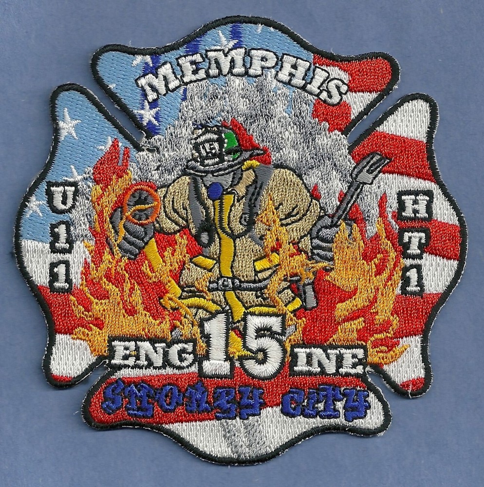 MEMPHIS TENNESSEE ENGINE COMPANY 15 FIRE PATCH