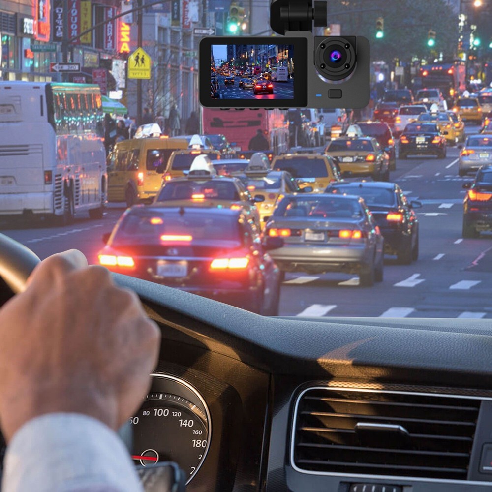 Multi-Channel Dash Cam W/ Coverage Plus 32G Card Sensor Motion Detection Parking